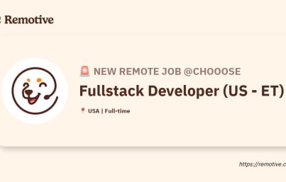 Fullstack Developer (US – ET)