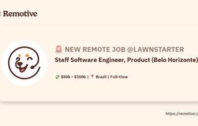 [Hiring] Staff Software Engineer, Product (Belo Horizonte) @LawnStarter