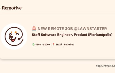 [Hiring] Staff Software Engineer, Product (Florianópolis) @LawnStarter