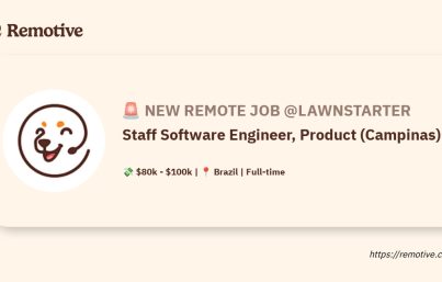 [Hiring] Staff Software Engineer, Product (Campinas) @LawnStarter